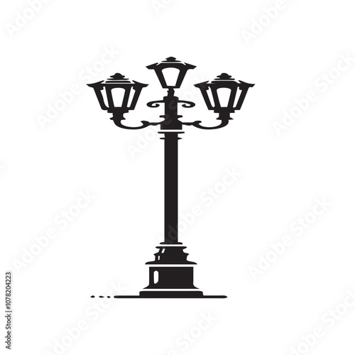 lamppost-streetlight-night, street, public - outdoor decor lam- old lamppost,  silhouette 
