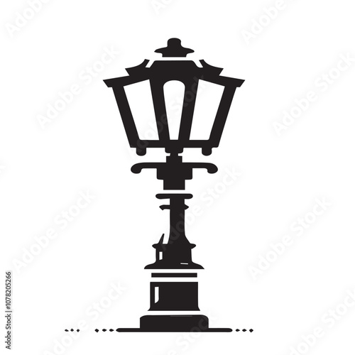 lamppost-streetlight-night, street, public - outdoor decor lam- old lamppost,  silhouette 