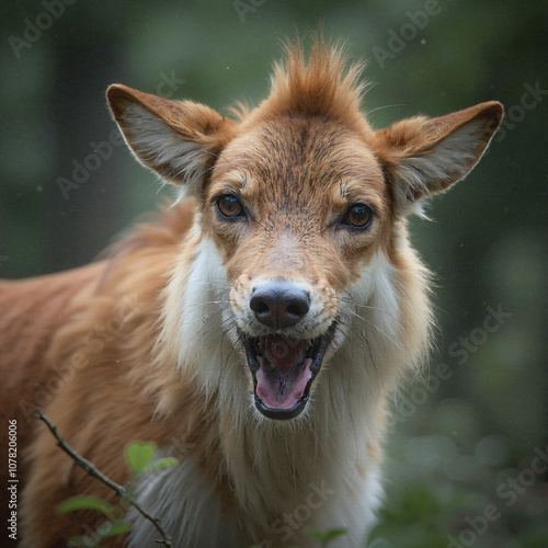 Fototapeta Naklejka Na Ścianę i Meble -  Zwierzę jako najlepszy przyjacel człowieka. Psy, koty konie, krowy wszystkie prezętuja to co mają najlepsze.