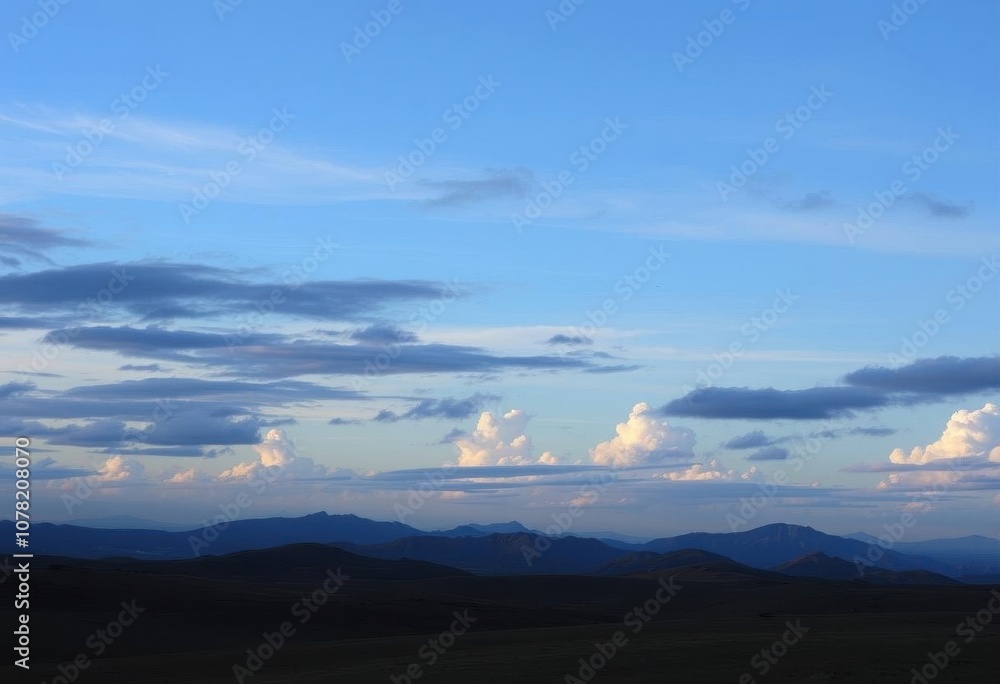 sparse mountains on the horizon sparse mountains on the horizon