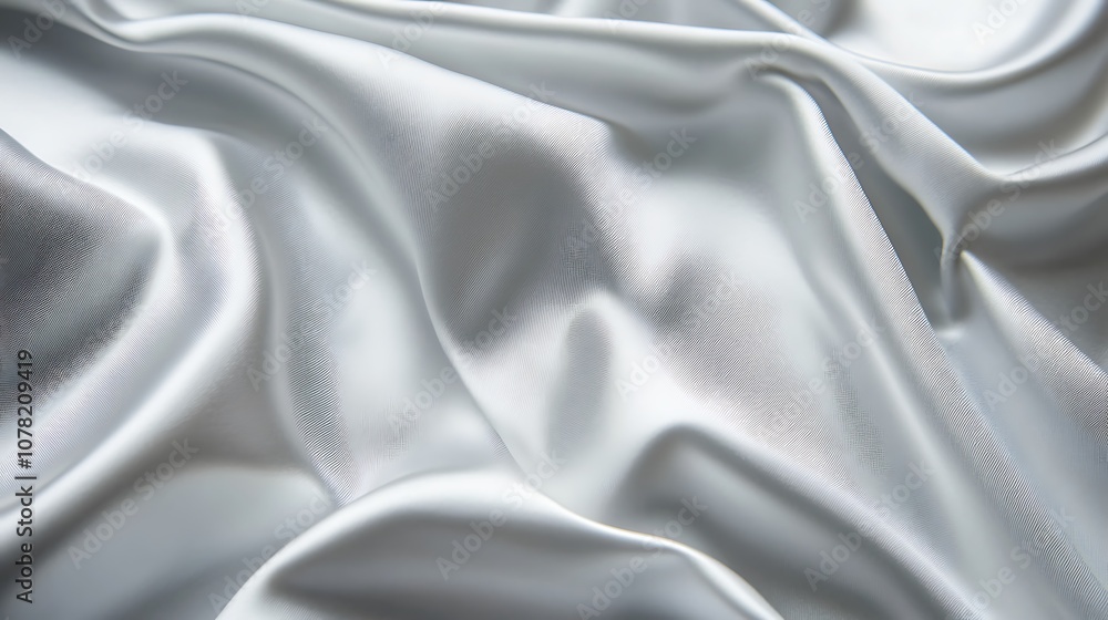 Fototapeta premium Plain soft silver gray background with a subtle shine