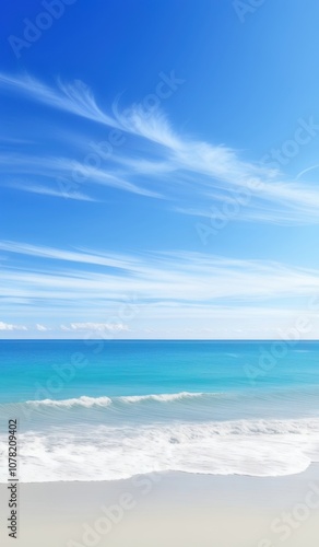 calm sea and beach background