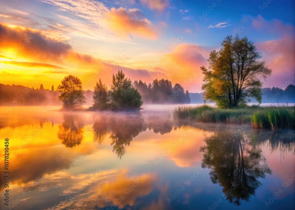 Ethereal Drift: Serene Fog Over a Still Lake at Dawn - Calm Waters, Mystical Landscape, Tranquil Atmosphere, Nature's Beauty, Early Morning Serenity Ethereal Drift: Serene Fog Over a Still Lake at Dawn - Calm Waters, Mystical Landscape, Tranquil Atmosphere, Nature's Beauty, Early Morning Serenity