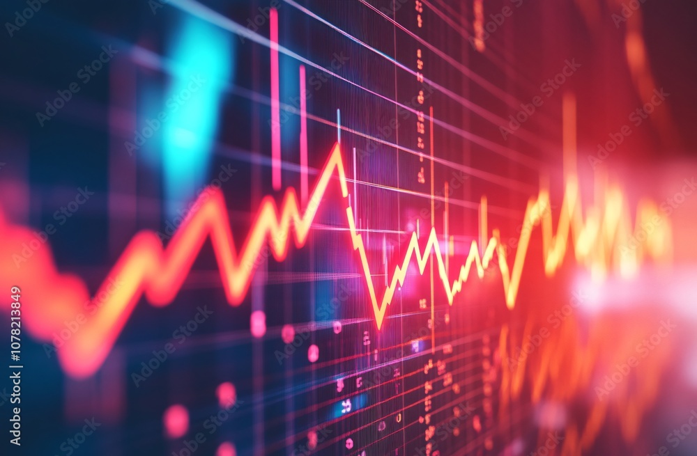 Abstract Financial Chart Graph Stock Market Data Business Finance Trading Investment Economics Abstract Financial Chart Graph Stock Market Data Business Finance Trading Investment Economics