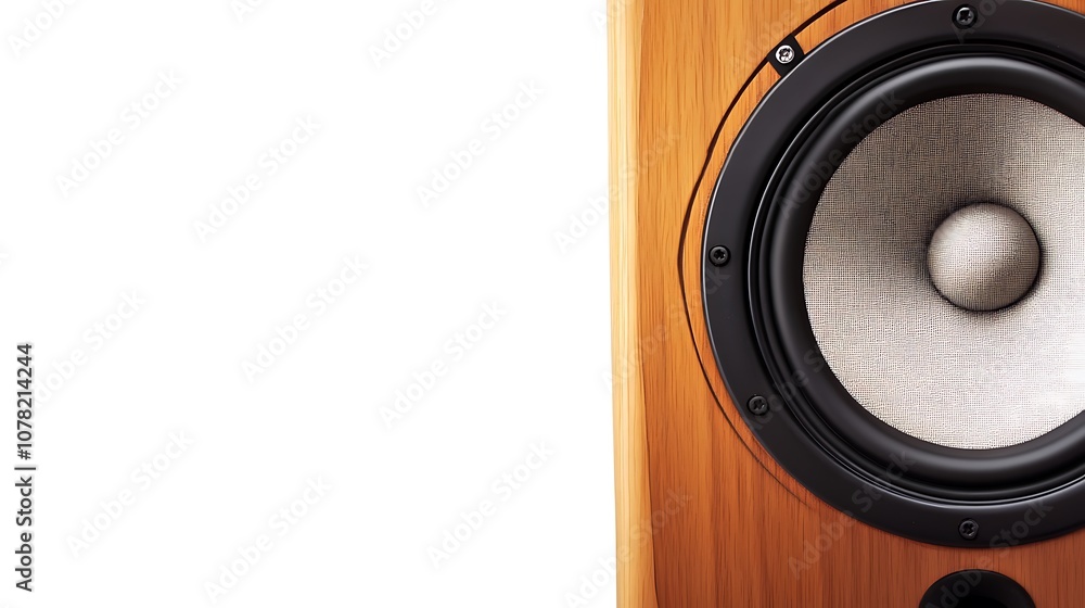 Single Speaker on White Background Single Speaker on White Background