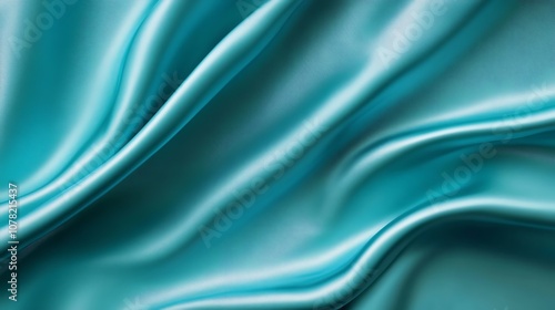 Solid teal background with a smooth texture