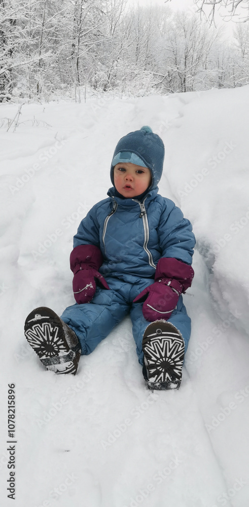 baby in winter park