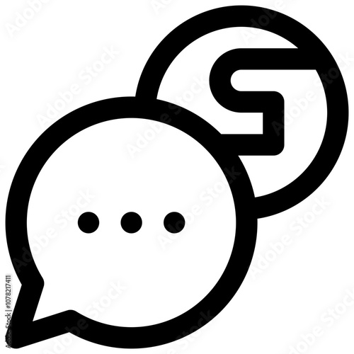 Language classes. Editable stroke vector icon.