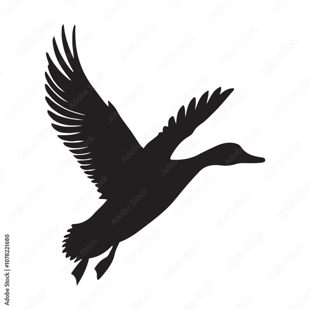 Duck icon. Duck black silhouette isolated on white background. Vector illustration, Domestic and wild ducks. Duck icon. Duck black silhouette isolated on white background. Vector illustration, Domestic and wild ducks.