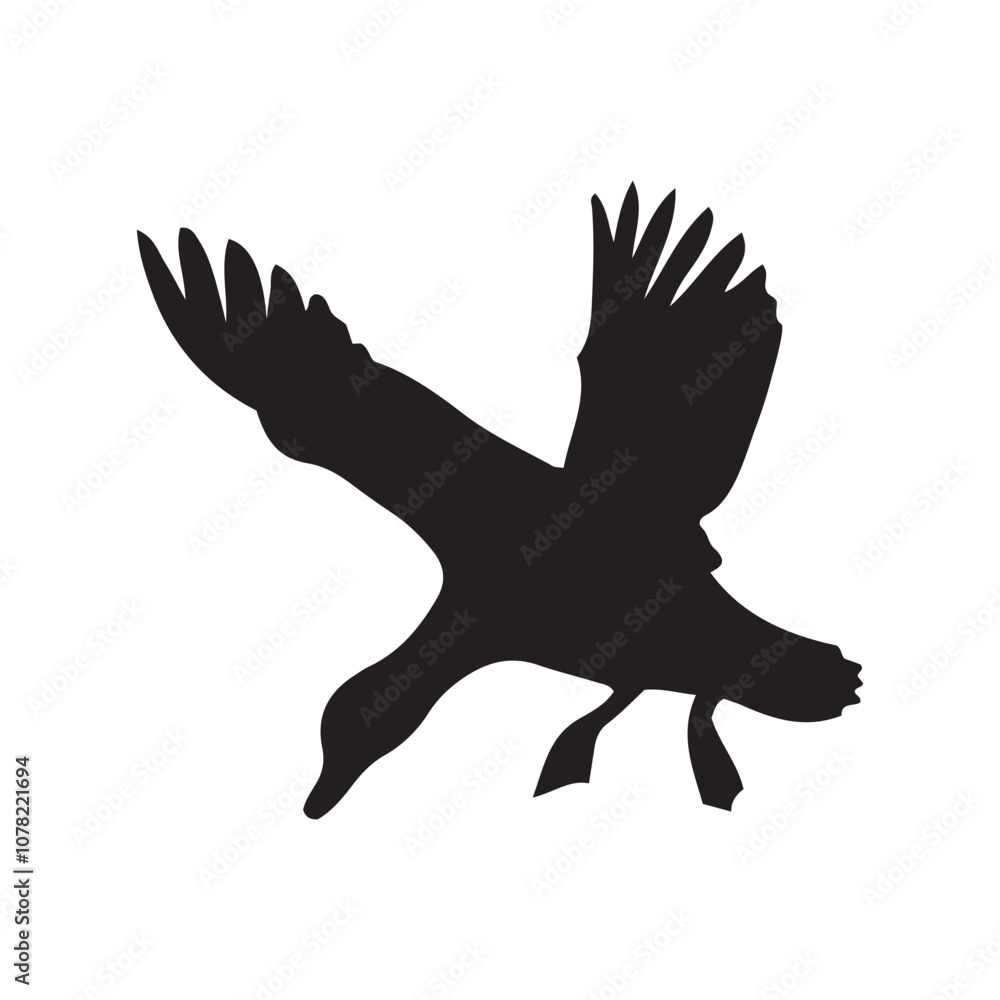 Duck icon. Duck black silhouette isolated on white background. Vector illustration, Domestic and wild ducks. Duck icon. Duck black silhouette isolated on white background. Vector illustration, Domestic and wild ducks.