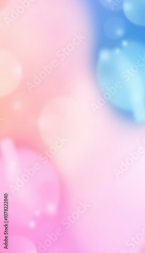 a blurry image of a pink and blue background