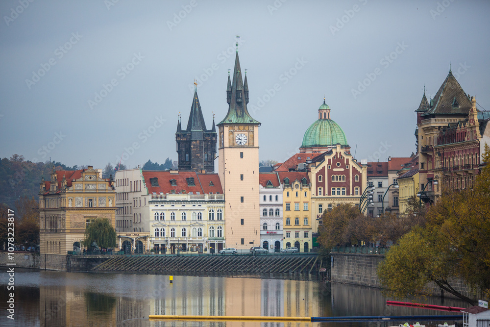 Fototapeta premium the old town in the city center of prague, the capital of czech republic, europe