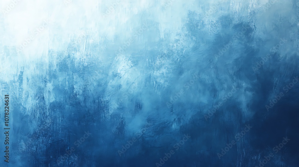 Obraz premium Soft blue gradient texture with abstract shapes for elegant background art