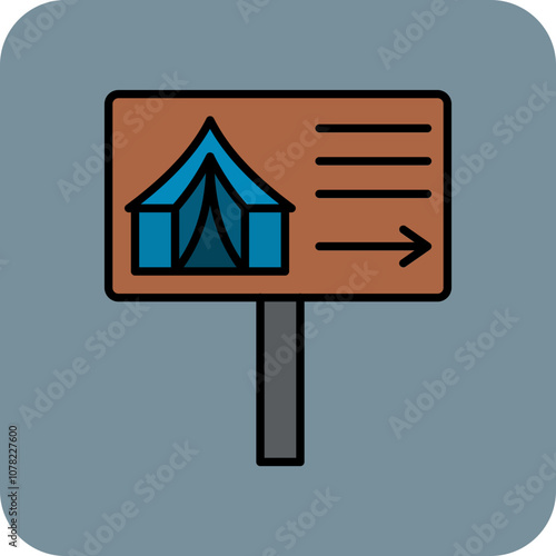 Camping zone Icon