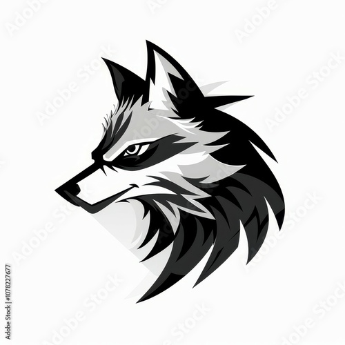 Wallpaper Mural Icon logo of wolf with eagle on white background Created with Generative AI technology. Torontodigital.ca