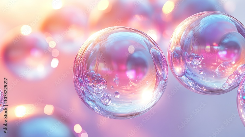 abstract glass ball background 3d rendering abstract glass ball background 3d rendering