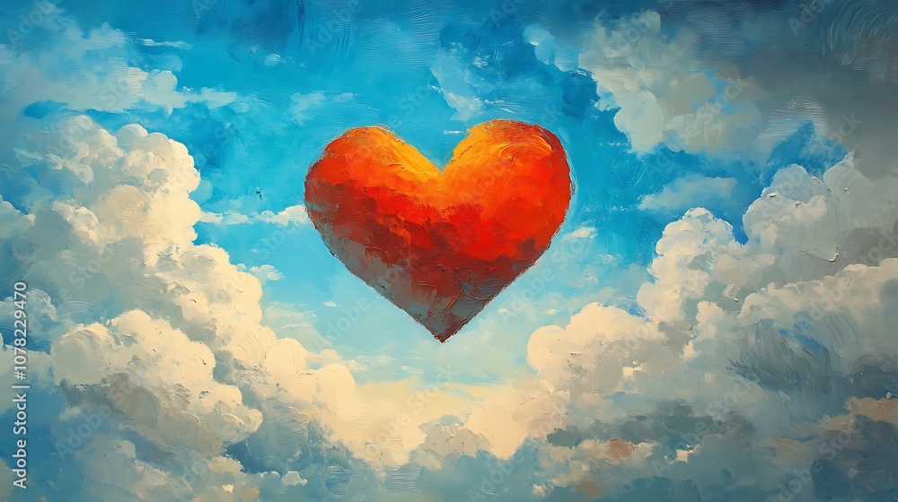 Heart on the sky Heart on the sky