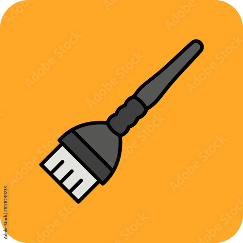 Hair dye brush Icon