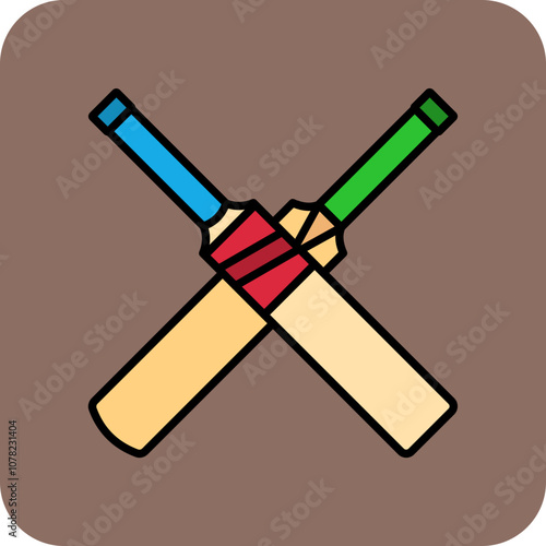Cricket bat Icon