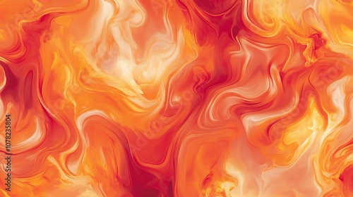 Vibrant red and orange abstract pattern with soft edges for banner backgrounds