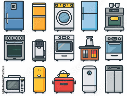 Laundry room icon. Flat illustration of laundry room vector icon for web design