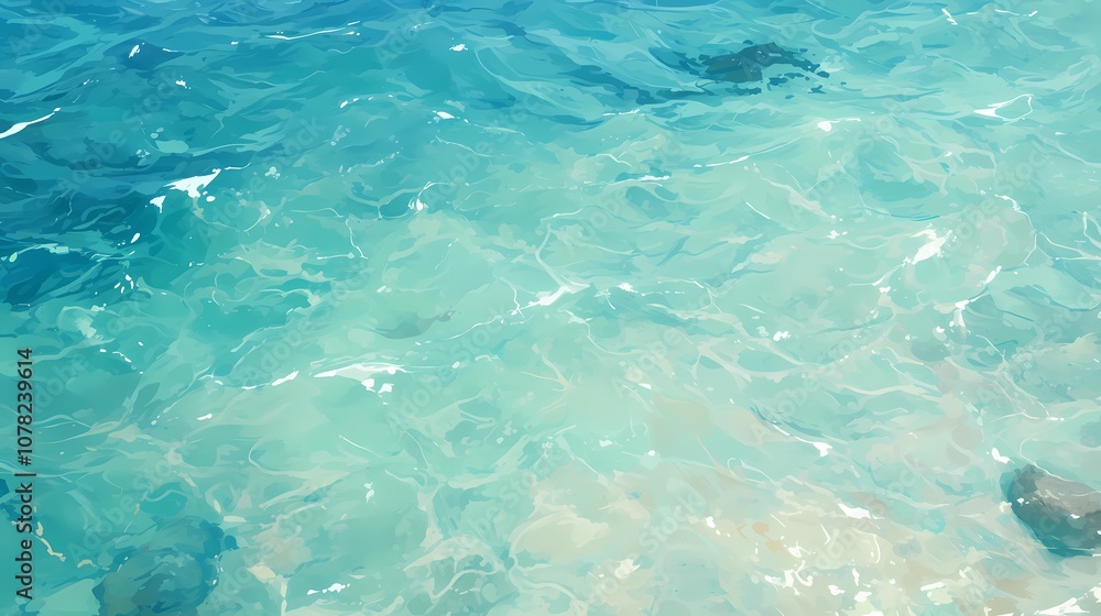 beach sea water texture illustration poster background beach sea water texture illustration poster background