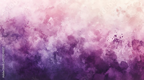 Pink and purple abstract watercolor wash with smooth texture for background