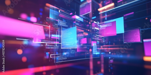 Imagine a website where parts of the page move around like puzzle pieces.  You're designing a website and you can see it on the screen as you work.