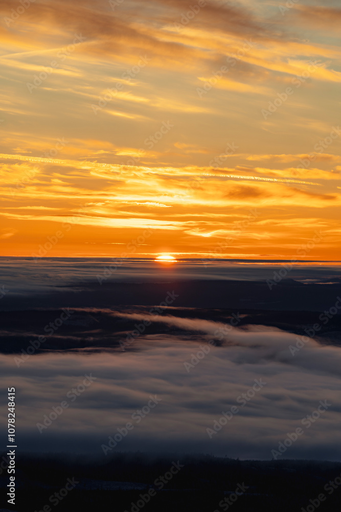Sunset Hafjell Norway Sunset Hafjell Norway
