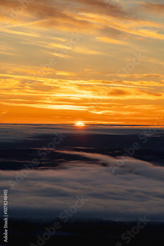 Wallpaper Mural Sunset Hafjell Norway Torontodigital.ca