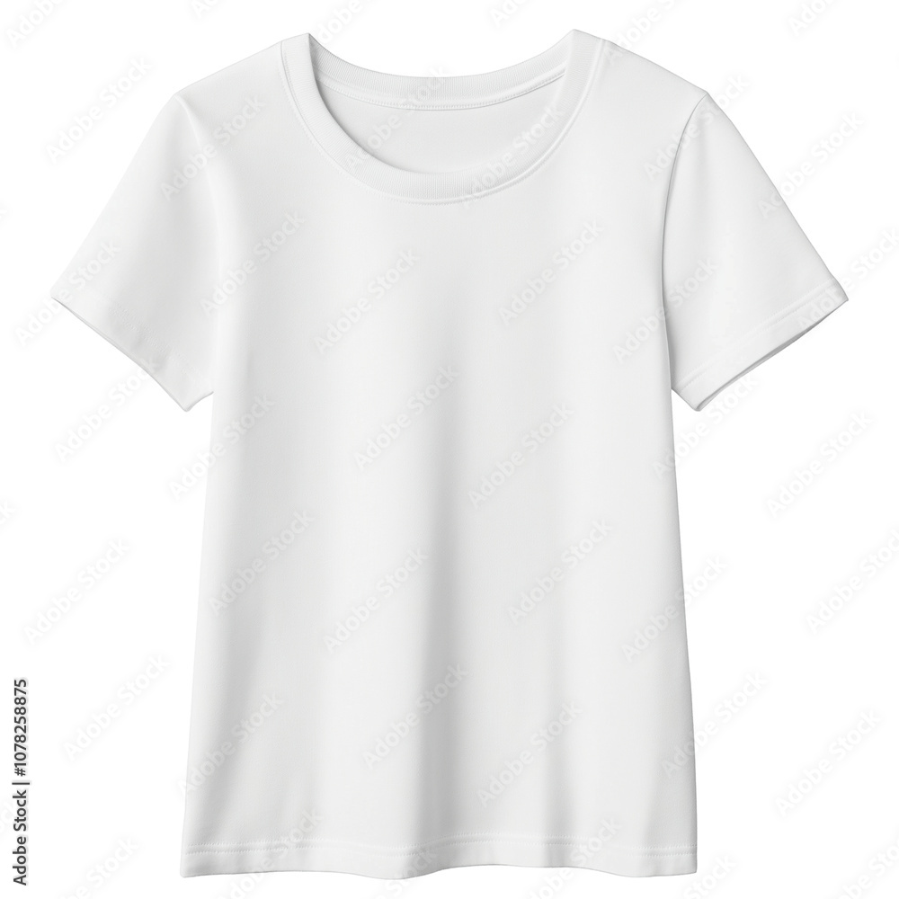 White man cotton T-shirt mockup isolated on transparent background White man cotton T-shirt mockup isolated on transparent background