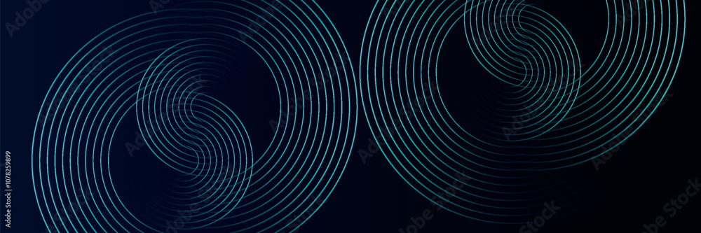 Blue abstract background with glowing circles. Swirl circular lines pattern. Geometric spiral. Twirl element. Modern graphic design. Blue abstract background with glowing circles. Swirl circular lines pattern. Geometric spiral. Twirl element. Modern graphic design.