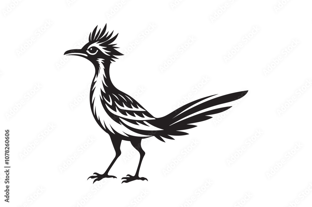 Greater Roadrunner silhouette vector bundle illustration, Greater Roadrunner silhouette Greater Roadrunner silhouette vector bundle illustration, Greater Roadrunner silhouette