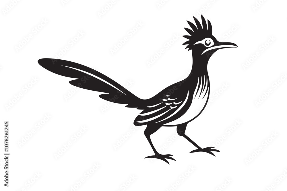Greater Roadrunner silhouette vector bundle illustration, Greater Roadrunner silhouette Greater Roadrunner silhouette vector bundle illustration, Greater Roadrunner silhouette