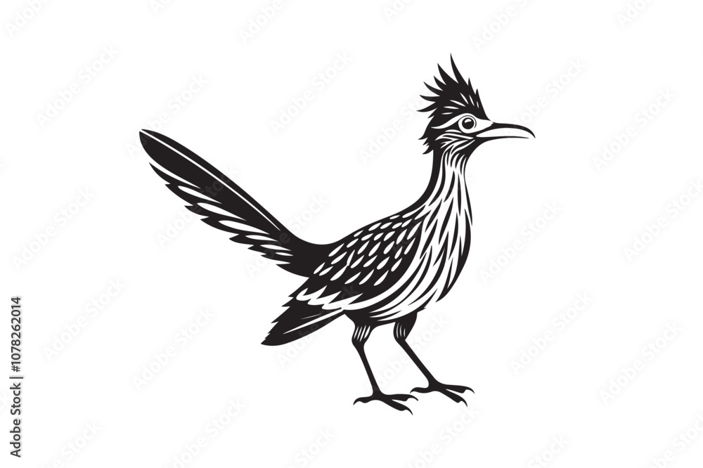 Greater Roadrunner silhouette vector bundle illustration, Greater Roadrunner silhouette Greater Roadrunner silhouette vector bundle illustration, Greater Roadrunner silhouette