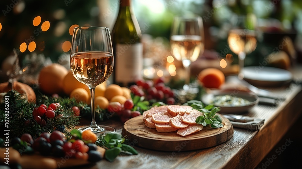 Festive Cheer Celebrating a Joyful Holiday Gathering Festive Cheer Celebrating a Joyful Holiday Gathering
