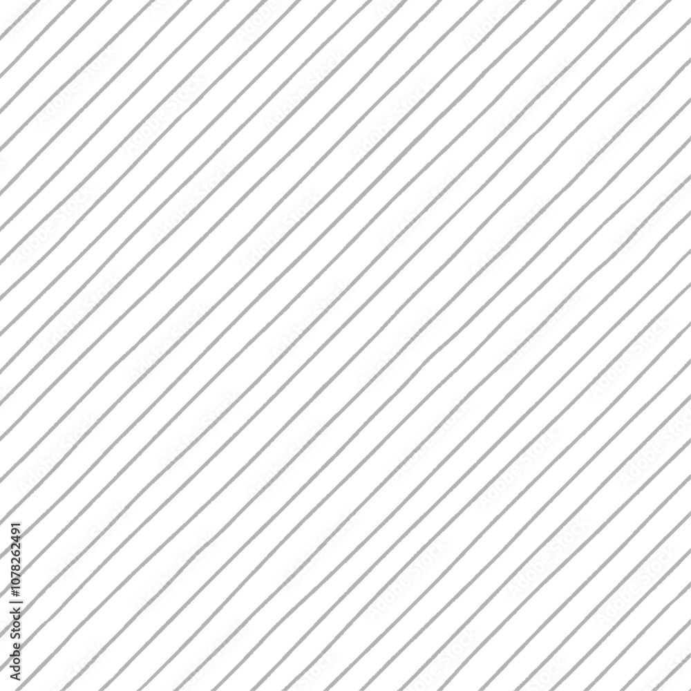 Fototapeta premium グレー手書きの細い線のテクスチャ - シンプルなストライプのパターンの背景素材 - 正方形