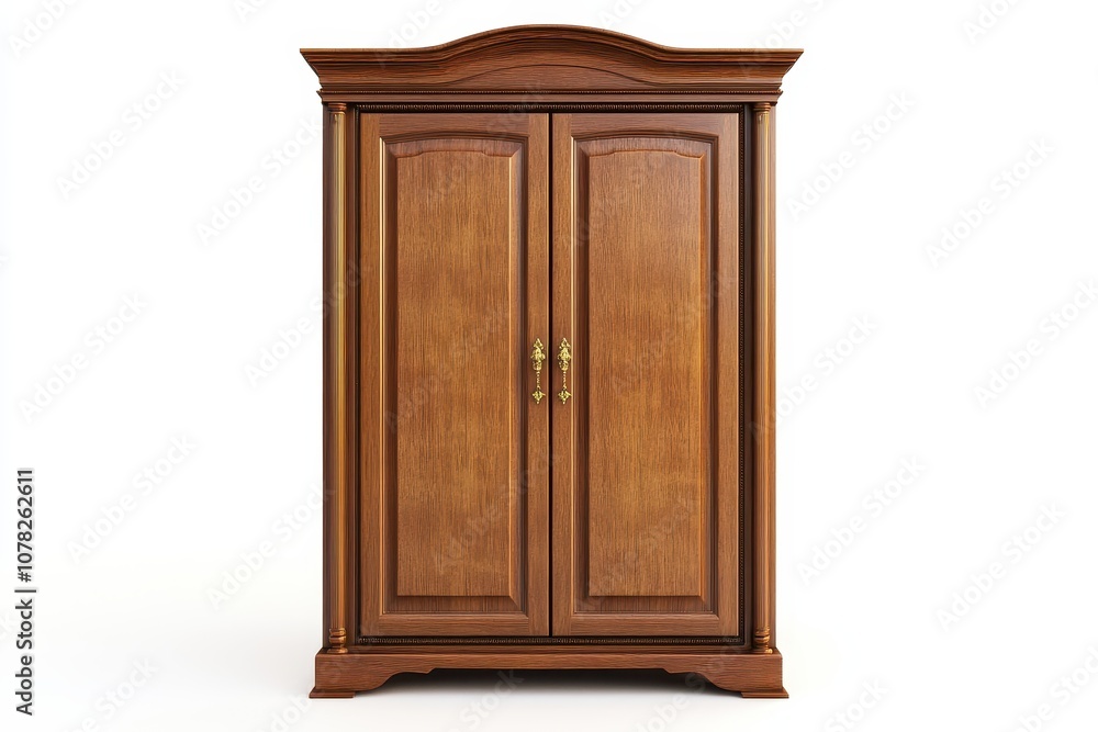 cabinet separated on a white backdrop cabinet separated on a white backdrop