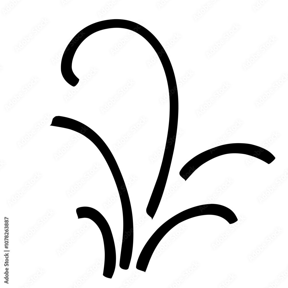 Steam and smoke lines icons . Air wind and scent linear Steam and smoke lines icons . Air wind and scent linear
