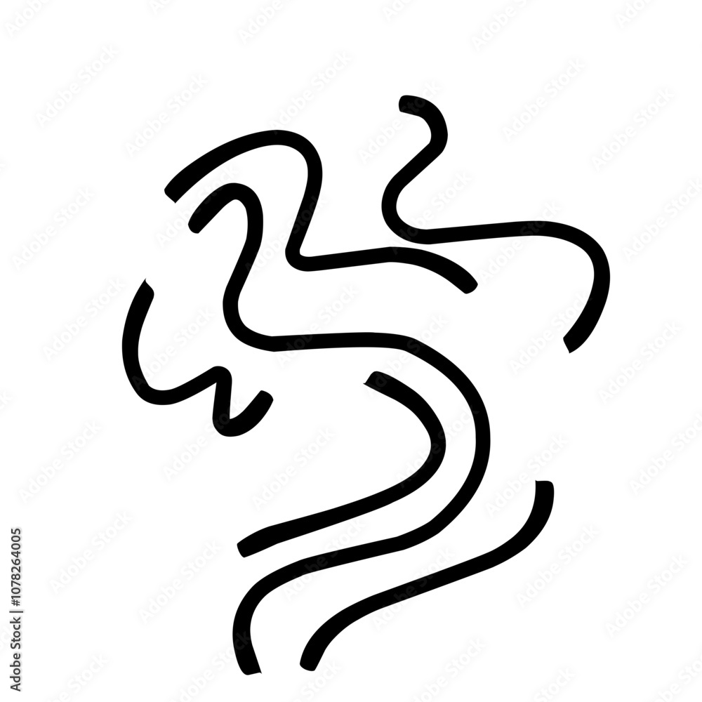 Steam and smoke lines icons . Air wind and scent linear Steam and smoke lines icons . Air wind and scent linear