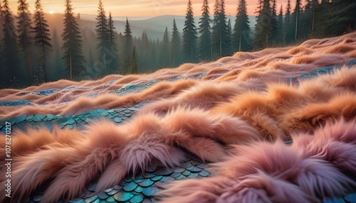 Composición de texturas de naturaleza y materiales