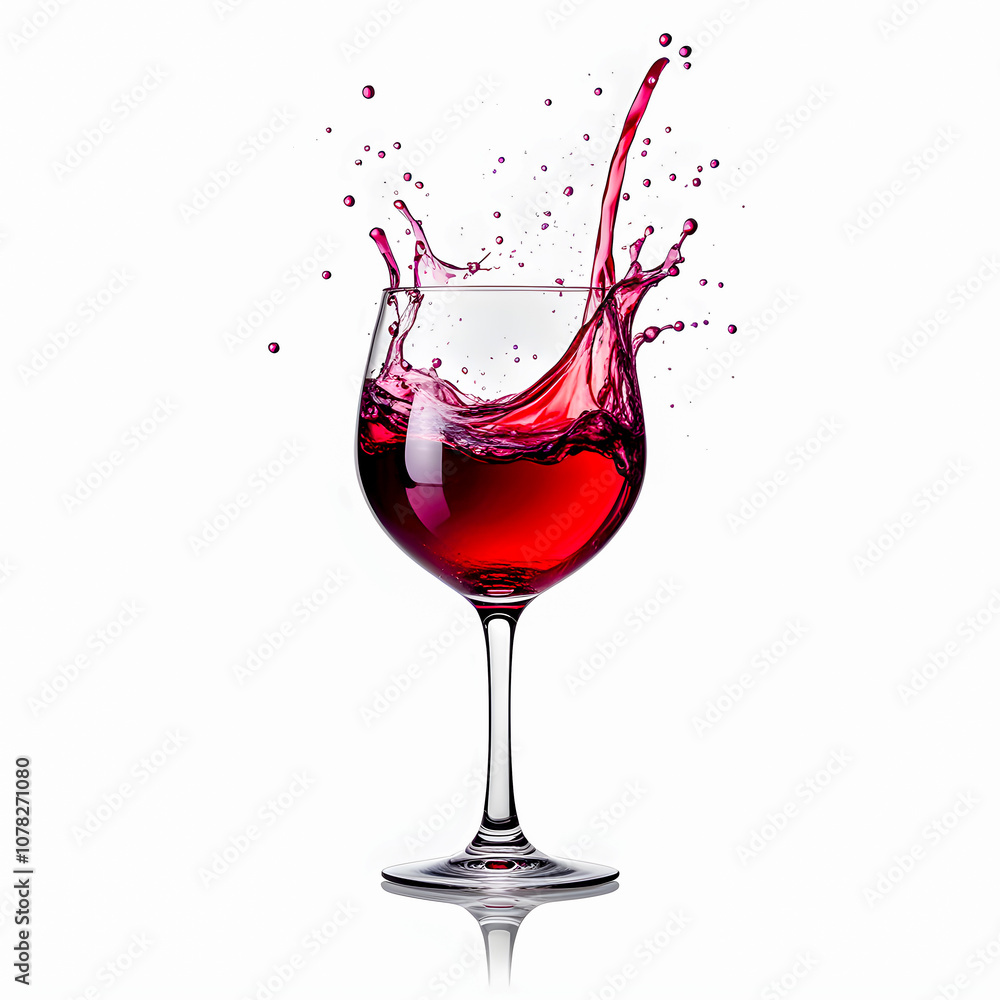 Illustration of red wine on white background. Illustration of red wine on white background.