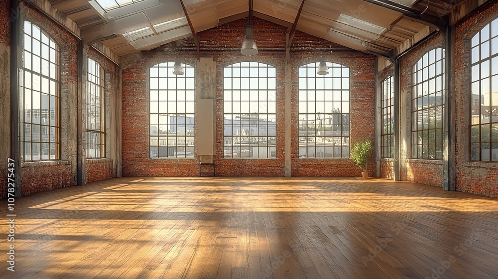 empty building structure with wood floor 3d rendering empty building structure with wood floor 3d rendering