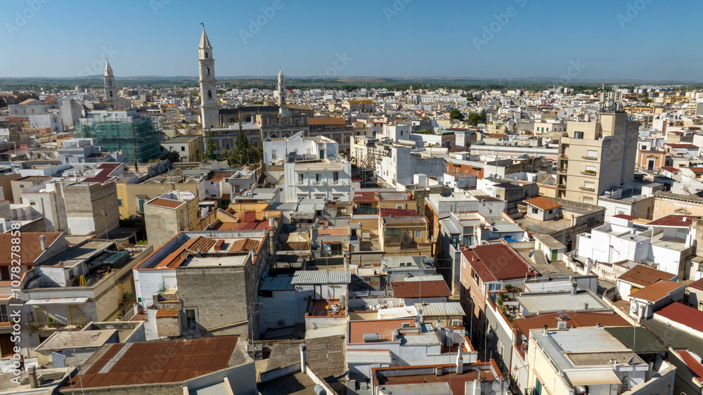 Skyline of Andria, in Puglia, Italia. Skyline of Andria, in Puglia, Italia.