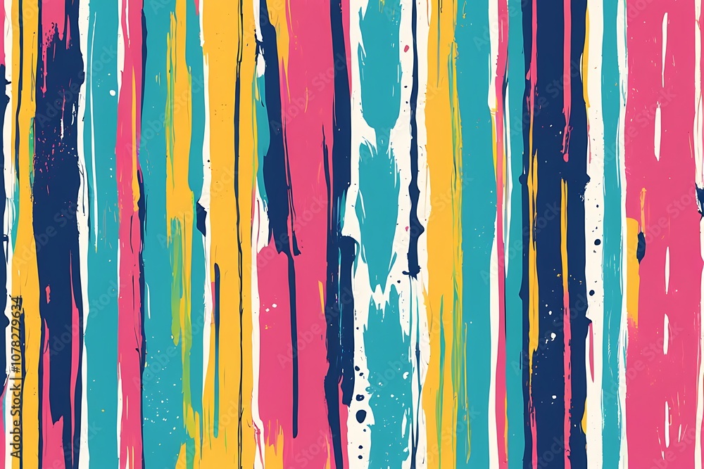 Abstract colorful paint brush and strokes, stripes with vertical lines pattern background Abstract colorful paint brush and strokes, stripes with vertical lines pattern background