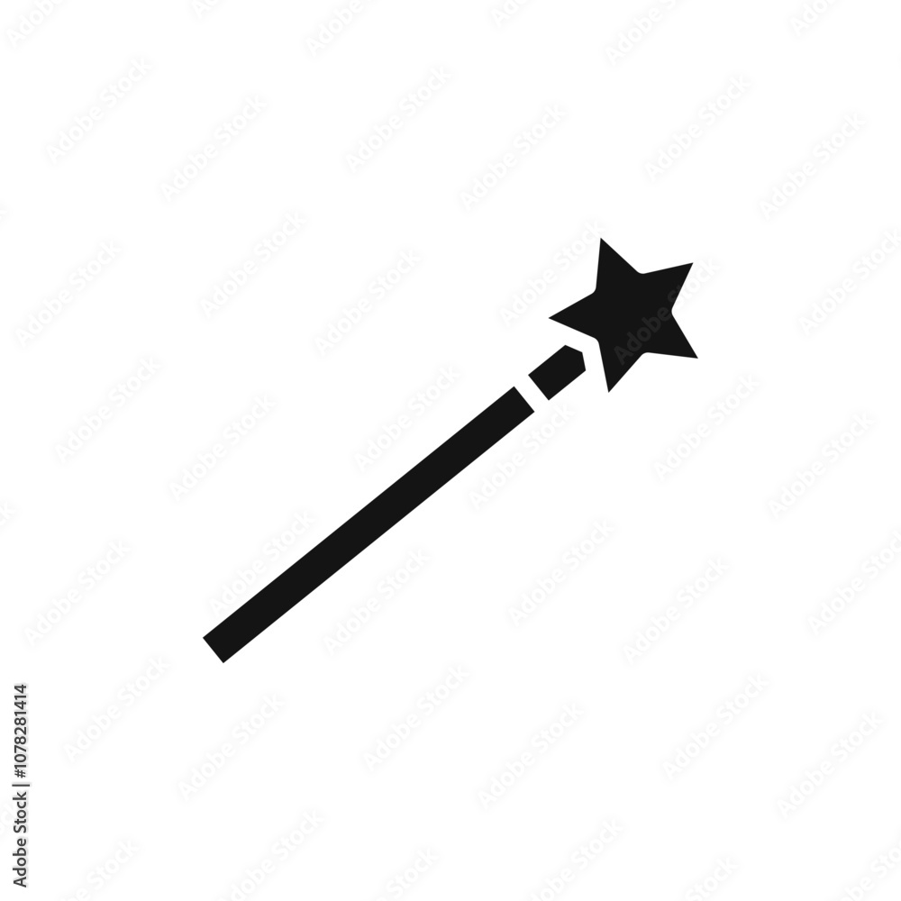 Magic icon Flat simple outline set Magic icon Flat simple outline set