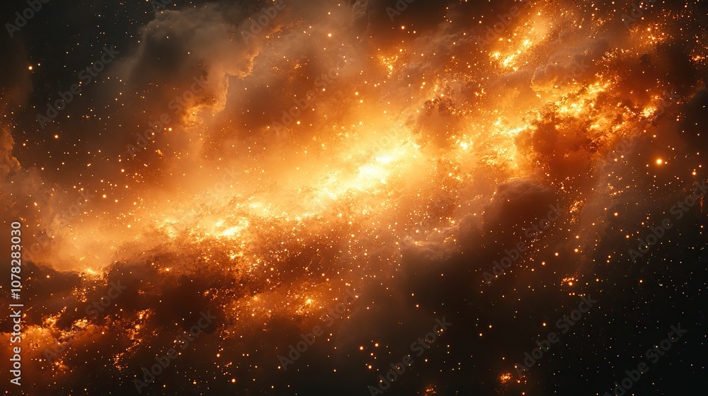glowing particles surrounding around the planet 3d rendering glowing particles surrounding around the planet 3d rendering
