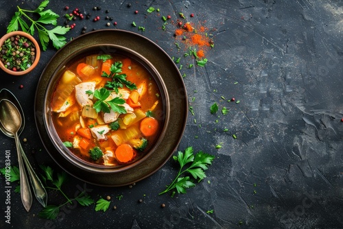 Chicken Soup with Vegetables, Culinary Delight