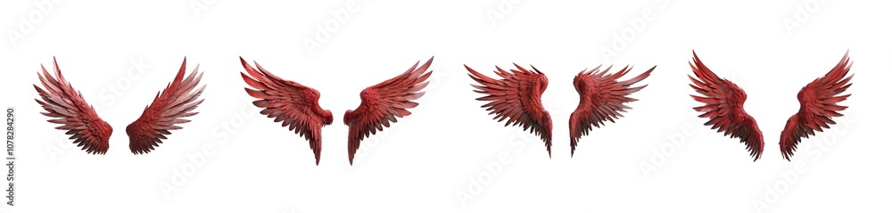 Obraz premium red wings (png)