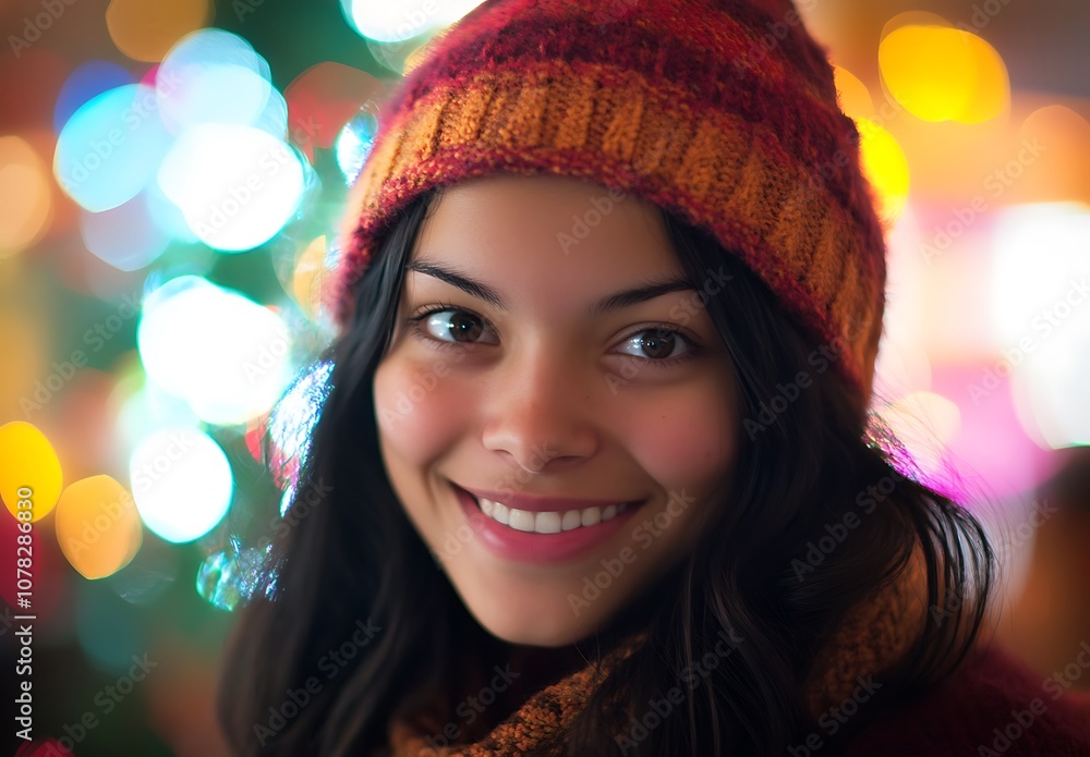 person wearing hat smiling at camera. person wearing hat smiling at camera.